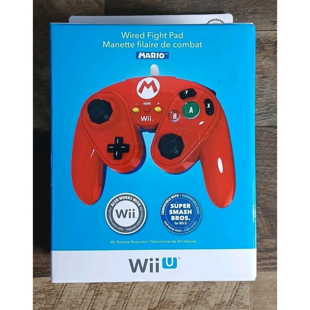 Nintendo Wii U MARIO Controller Wired Fight Pad Wii U - Factory sealed